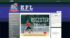 Desktop Screenshot of kidsfootballleague.com